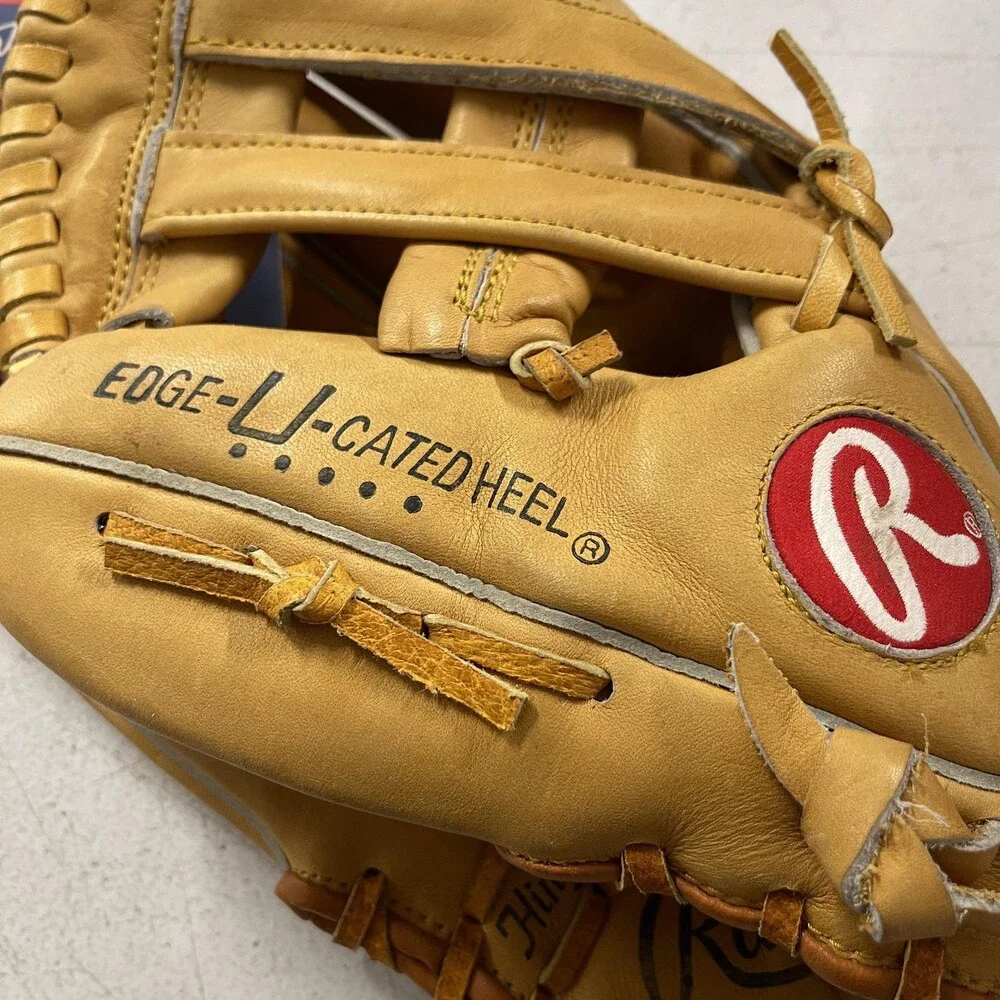 Vintage Rawlings Baseball Glove Mens 12 Brown Ozzie Smith Infield Fastback RBG50
